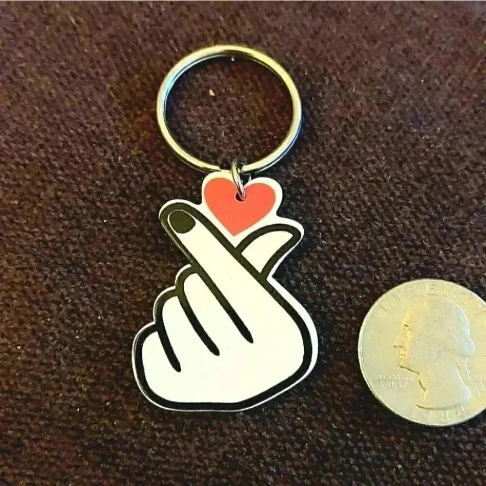 Kpop LOVE you heart  hot Keychain